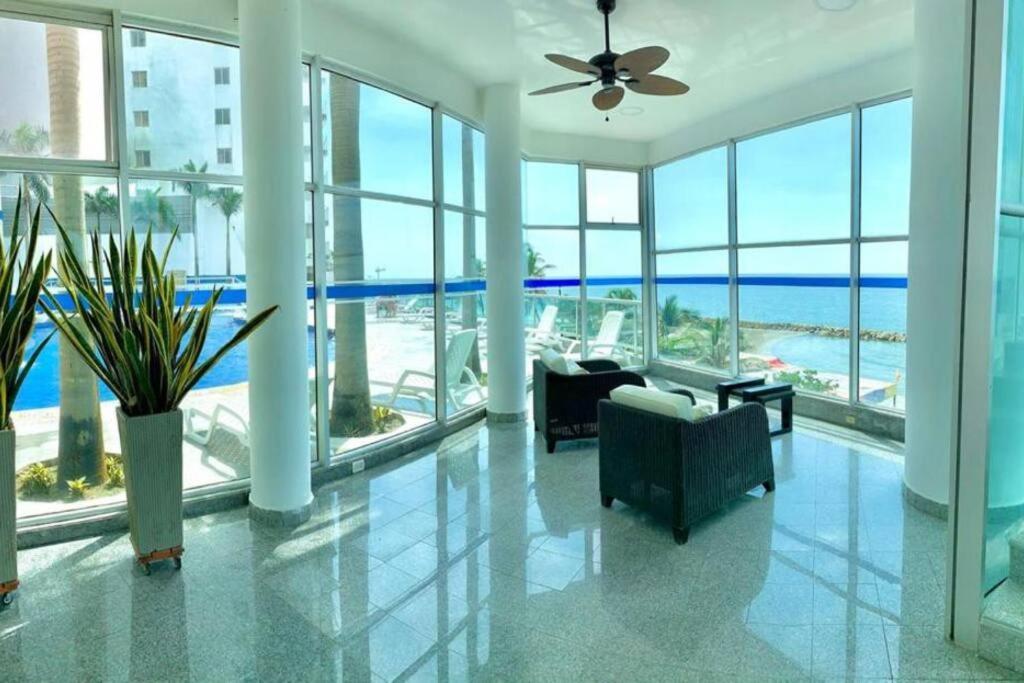 Hermoso Apartamento Vista Al Mar. Edf Palmetto 1 . Cartagena Kültér fotó