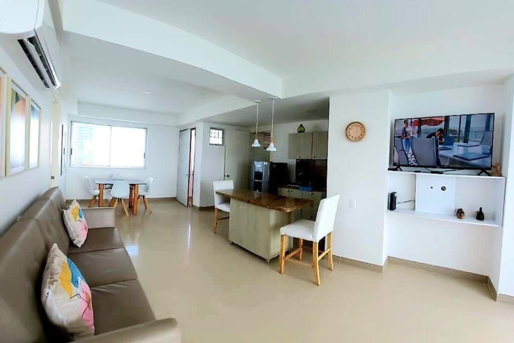 Hermoso Apartamento Vista Al Mar. Edf Palmetto 1 . Cartagena Kültér fotó